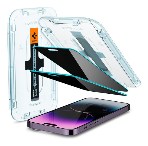 Kit 2x Pelicula Ezfit Original Spigen Privacy iPhone 14  Pro