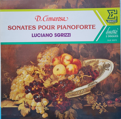 Vinilo Doble D.cimarosa Sonates Pour Pianoforte Sgrizzi