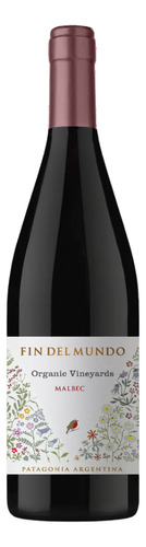 Vino Fin Del Mundo Malbec Orgánico 1x750 Ml.