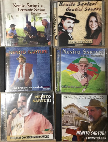 Cd - Nenito Sarturi - 06 Cds