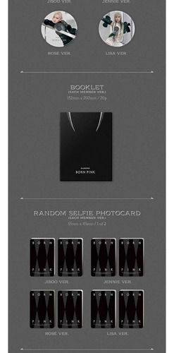 Born Pink 2nd Album Digipack Lisa Ver Blackpink K-pop 2022