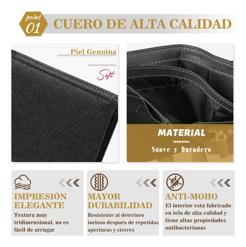 Carteras Para Caballero Piel Cartera Hombre Con Monedero 18