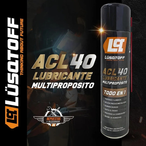 Lubricante Multiproposito En Aerosol 415cc Multiuso Lusqtoff