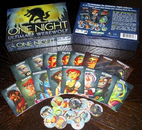One Night Ultimate Werewolf Juego De Mesa Roles Juegopoly (Reacondicionado)