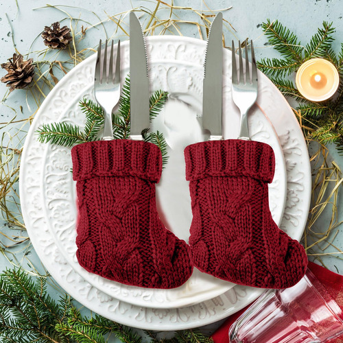Mini Medias De Navidad 10 Cm Calcetines Colgantes Decorativo