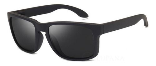 Óculos Escuro Verão Quadrado Masculino + Vendido Promo + Cor Da Armação Preto Desenho Liso