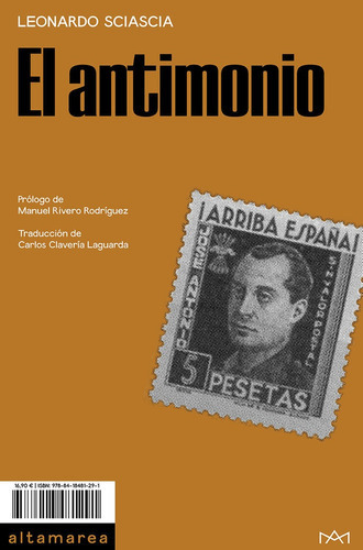 Antimonio, El, De Sciascia, Leonardo. Editorial Altamarea Ediciones, Tapa Blanda En Español