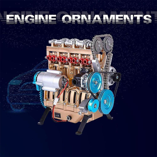 Kit De Montagem De Modelo De Motor De Carro Para Decoração D