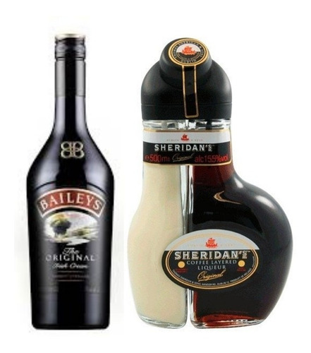 Licor Baileys Original + Licor Sheridans - 