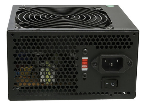 Fonte De Alimentação Para Pc Knup Kp-522 500w 127v/220v Cor Preto 127/220v