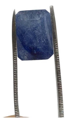 Safira 100% Natural Octogonal 4,33cts 11,0x7,86x4,28mm Bela Corada