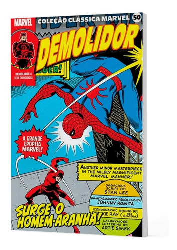 Colecao Clássica Marvel Vol.50 - Demolidor Vol.04, de JOHN ROMITA., vol. 50. Editora EDITORA PANINI, capa mole em português, 2023