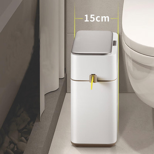 Papelera Inteligente Para Baño, Papelera Para Lavandería,