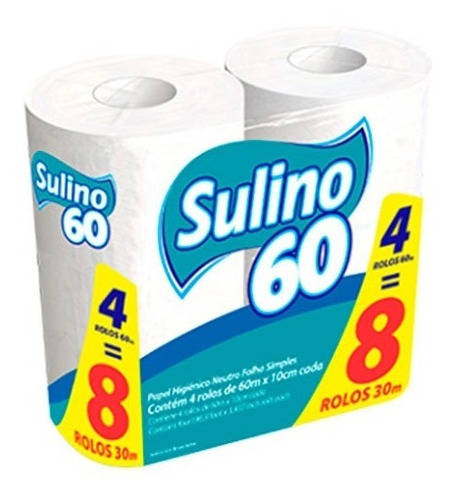 Funda Papel Higiénico Sulino 4x60mts (16paq)
