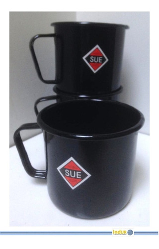 Jarro C/ Asa 10cm Diám X 9.5cm Alto 750ml Esmalta Sue Indur