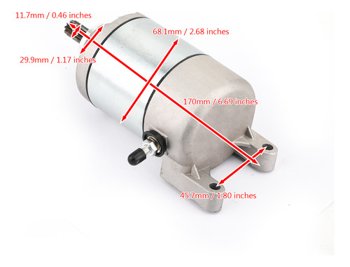 Motor De Arranque Para Honda Xl 250 91-95 Xr 250 01-09/14