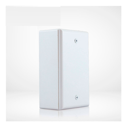 25 Pack Caja Universal Con Tapa Ciega Blanca Con Tornillos