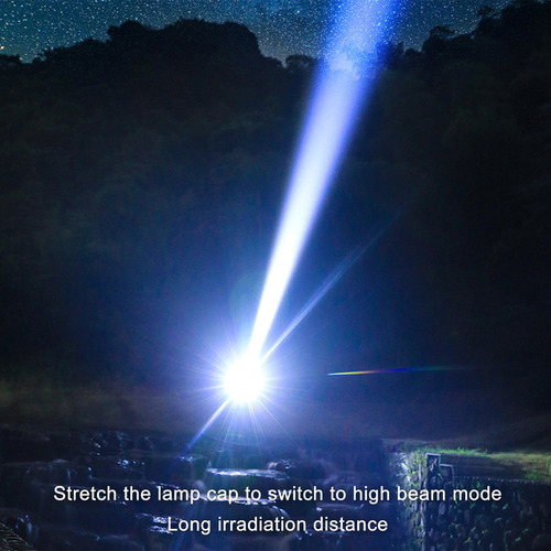 Mini Bright Flashlight Usb Rechargeable, Focus Flashlight