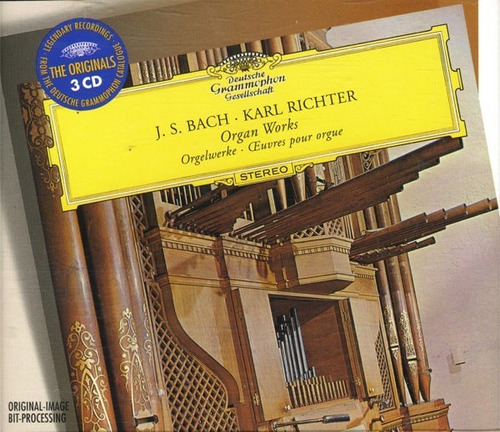 Bach - Trabajos Para Órgano - Karl Richter - 3 Cds