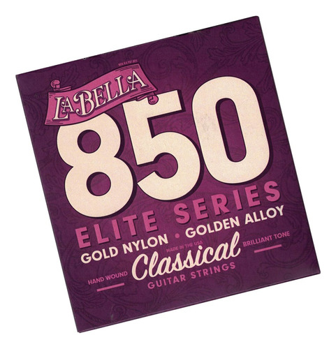 Cuerdas Para Guitarra La Bella 850 Golden Nylon 