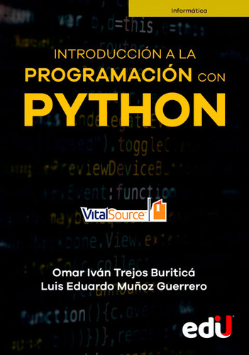 Libro Electrónico Introducción A La Programación Con Python