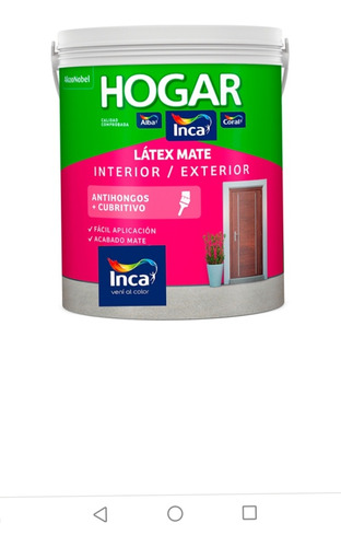 Pintura Latex Inca 18lts Int Ext