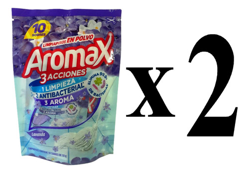 Limpia Pisos Aromax Polvo Triple Acción Sobres Para Disolver