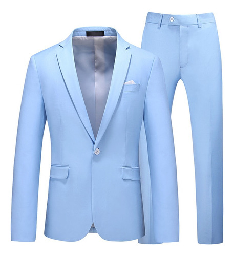 Conjunto De Traje Rosa Para Hombre, Traje De Graduación, [u]