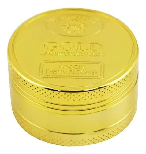Dichavador / Triturador Metal Pequeno Gold D&k - Dourado