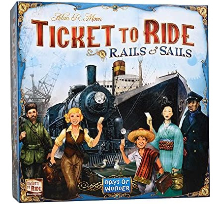 Juego De Mesa Ticket To Ride Rails & Sails | Juego De Estrat
