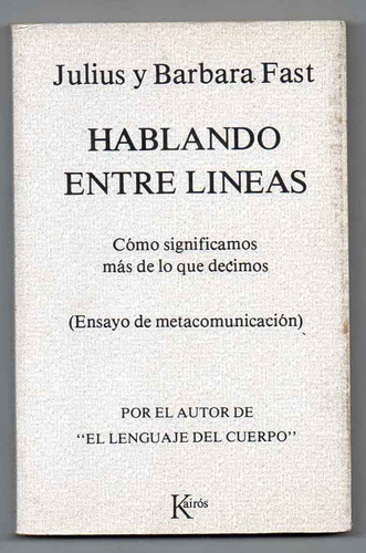 Hablando Entre Lineas - Julius, Barbara Fast Usado Subrayado