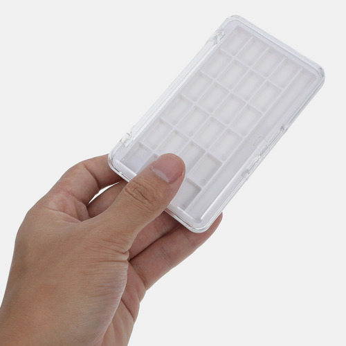 Paleta De Batons Vazia De 2 Peças: Pó De Sombra Diy De 24 Gr