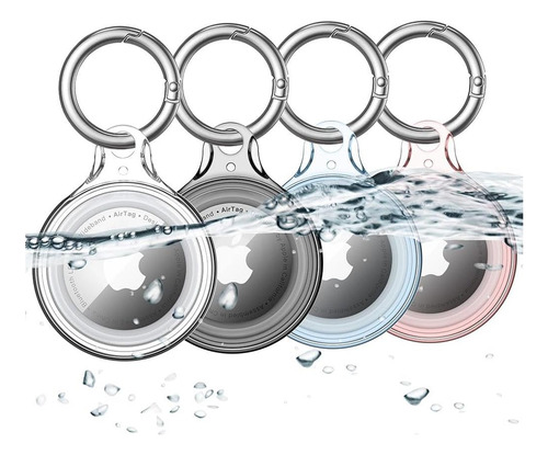 Soporte Airtag Impermeable Coolqo Ipx8 Compatible Con Airtag