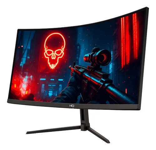 Monitor Gamer Hq 27 Curvo 1ms, 180hz, Amd Freesync Hq27c18 Preto