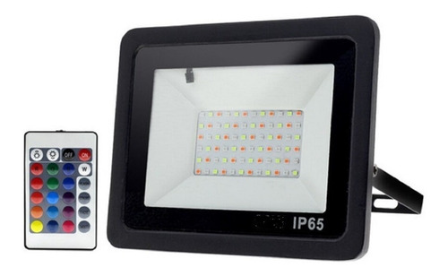 Imagen 1 de 2 de Reflector Proyector Led De 20w Rgb Con Control Remoto