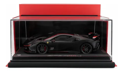 Ferrari Sf90 Xx Stradale Charles Leclerc 2024 Preta 1/18 Bbr