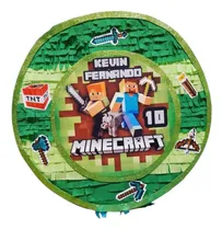 Comprar Piñatas Personalizadas (minecraft) Verde Minecraft Minecraft 50