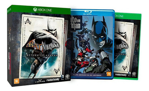 Batman Return To Arkham Edição Limitada Xbox One Física