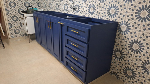 Bajo Mesada Armario Mueble Cocina 4 Puertas 4 Cajones Y Mas