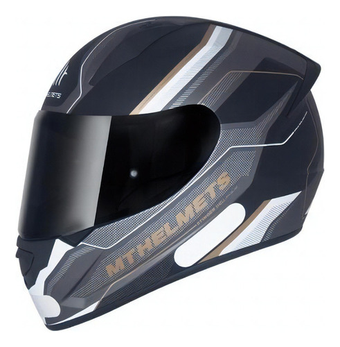 Capacete para moto  integral MT Helmets Stinger  Pole 