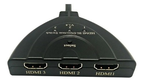 Switch Selector Hdmi 3 Puertos De Entrada 1 De Salida