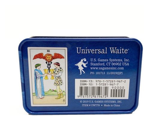 Imagem 5 de 7 de Tarot Universal Waite Em Lata Original Pronta Entrega