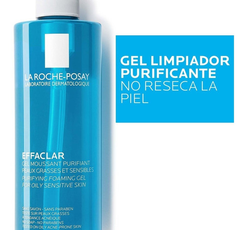 Imagen 2 de 3 de Gel Effaclar Limpieza Facial 400 Ml