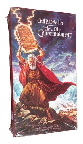 Película Vhs The Ten Commandments Los Diez Mandamientos 1956