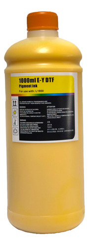 Kit 5 Litros De Tinta Dtf Para Impresoras A3 Dtf Ink Gran Fo