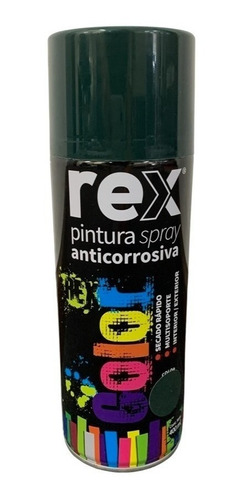 Pintura En Spray Aerosol Antióxido Verde 400ml Rex60038 *ub*