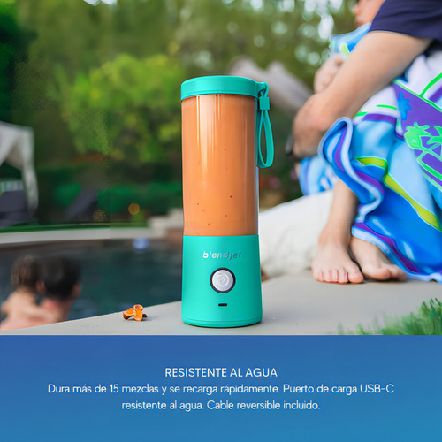 Licuadora Portátil Blendtec Blendjet Celeste 475 Ml Celeste