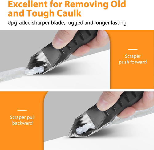 Silicone Caulking Tool Caulk Remover 3 In 1 - Upgraded Grout