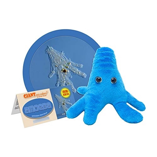 Giantmicrobes Ameba (amoeba Proteus) Azul De Juguete De Felp