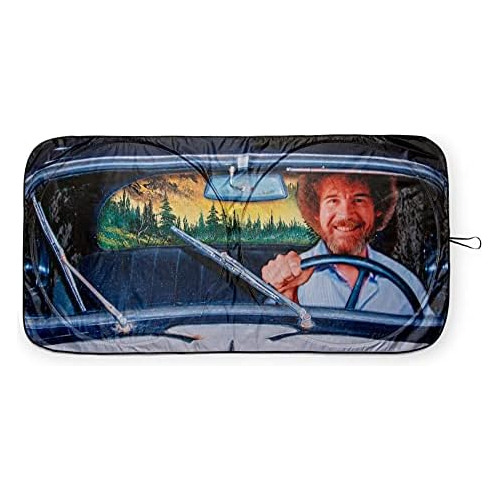 Parasol Bob Ross Trees Parabrisas, Protector Plegable A...